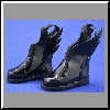 Winged Boots Black (1/4)